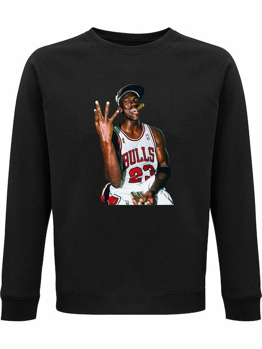 Sweatshirt Organic Unisex " Michael Jordan Ciga...