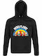 Hoodie Organic Unisex " Peanuts Snoopy Beach Please Peanuts Charlie Brown Lucy Van Pelt Summer " Black