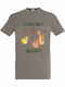 T-shirt Unisex " Cocktails Dessert Summer Watercolor " Light Khaki