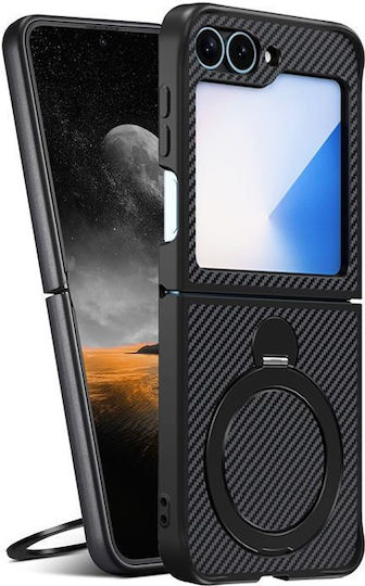 Orso Ostand Задна Корица Черен Galaxy Z Flip