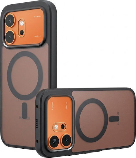 Techsuit Purefrost Silicone Black Back Cover (Honor 600)
