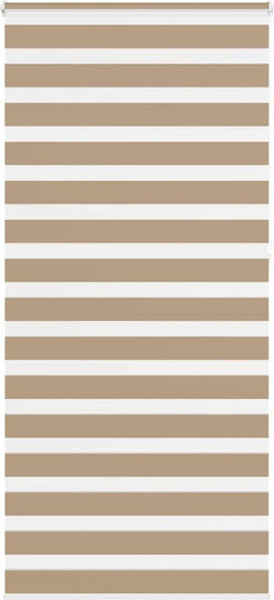 vidaXL Roller Blinds Partial Blackout Double Brown W115xH230cm 4014602