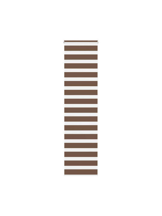 vidaXL Ρόλερ Σκίασης Μερικής Συσκότισης Καφέ Π65xΥ200εκ. 4014358