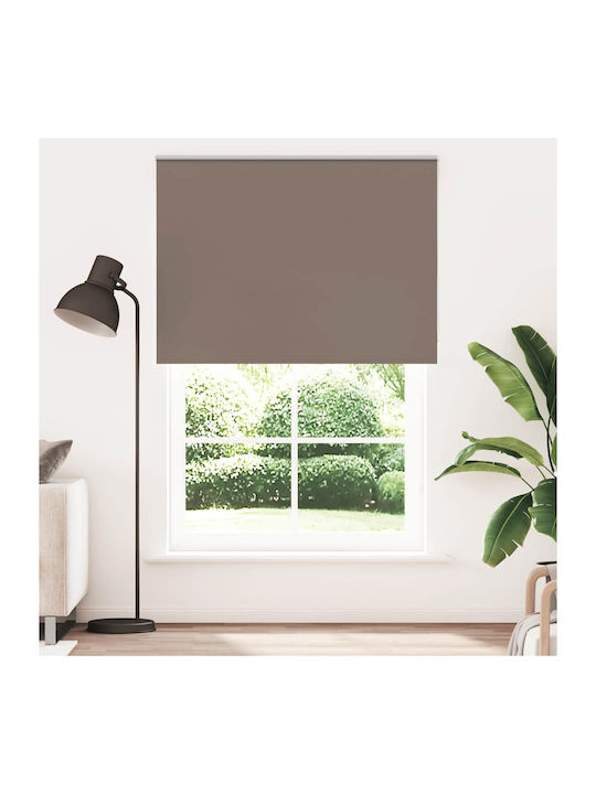 vidaXL Roller Blinds Total Blackout Brown W150xH230cm 4011086