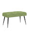 Bancă De Bucătărie Catifea Verde Deschis 80x40x46cm