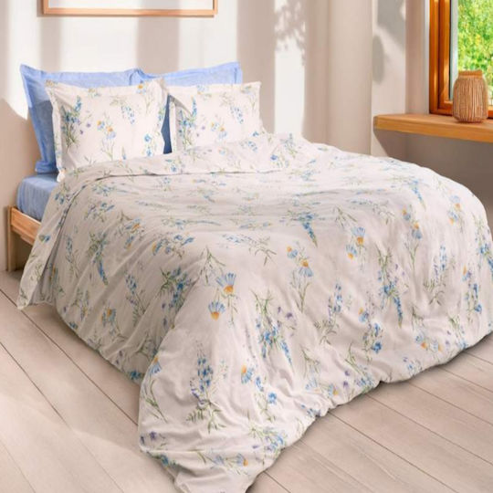 MayHome MayHome Coverlet Set Single Cotton & Polyester Floral 160x240cm
