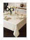 SteweHome Tischdecke Mit Spitze Beige 160x220cm