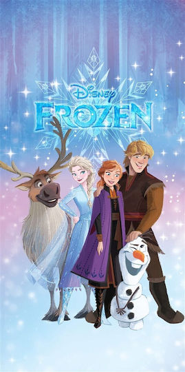 Πετσέτα Θαλάσσης Quick Dry Disney Home Frozen 551 70x140 Blue 100% Microfiber