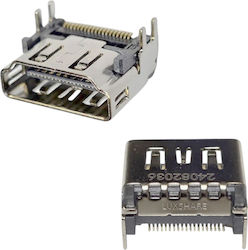Υποδοχή Σύνδεσης Hdmi Hdmi Socket V1 Port Connector 19-pin Κονσόλα Sony Playstation 5 Ps5 Cfi-1016a 1016b 1116a 1116b 1216a 1216b 24082036 Κωδ.1-game302