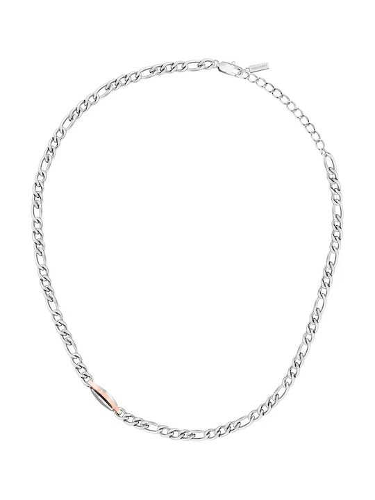 Trussardi Halskette aus Stahl Trussardi Halskette aus Stahl
