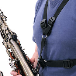 Dimavery Neck Strap Λουράκι Λαιμού Σαξόφωνο Μαύρο Dimavery Neck Strap Λουράκι Λαιμού Σαξόφωνο Μαύρο