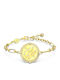 Swarovski Women's Bracelet Stainless Steel Gold Plated 20cm