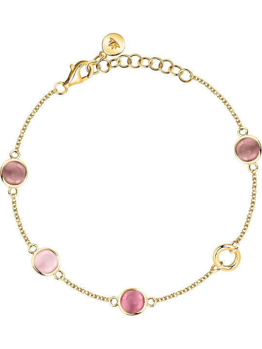 Morellato Women's Chain Bracelet with Eye Design Gold Plated Silver