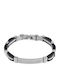 U.S. Polo Assn. Men's Chain Bracelet Made of Leather