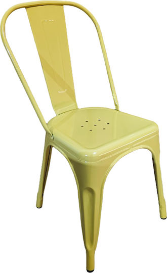 Pakketo Gartenstühle Utopia Gelbe 44x44x85cm Pakketo Gartenstühle Utopia Gelbe 44x44x85cm