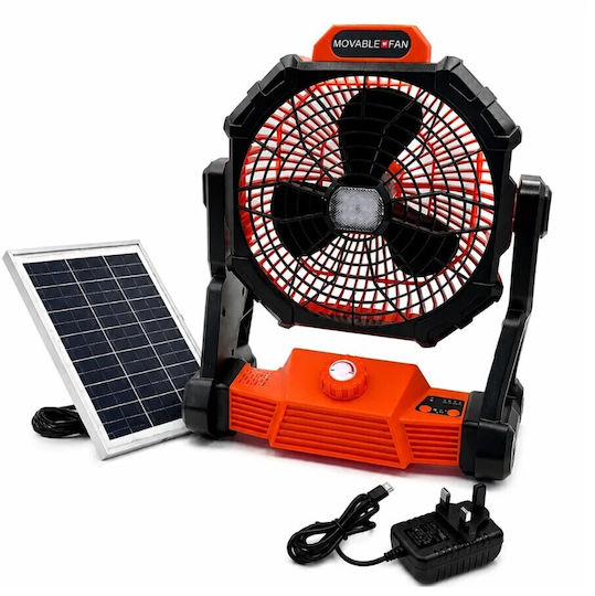 Roza Ventilator für Mobiltelefon USB Elektrisch und Powerbank 15W Orange