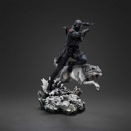 Iron Studios Gi Joe Snake Eyes W Timber Wolf 1/10 Bds Art Scale Statue Mib