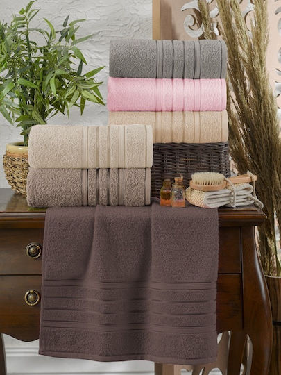 Rebeka Home Σώματος 70x140εκ. Brown Βάρους 400gr/m²