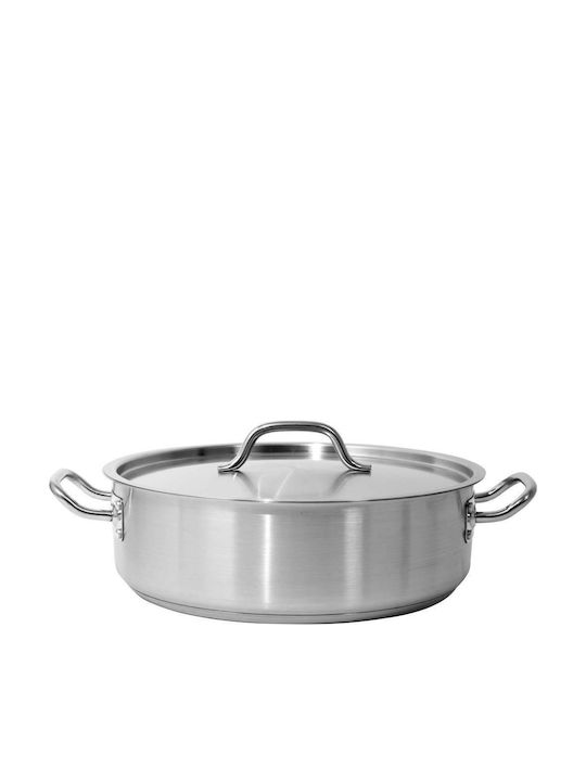 Yato Stainless Steel Shallow Pot 11.2l 36cm
