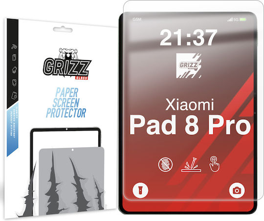 Grizzglass Paperscreen Защитно Фолио За Екран Съвместимо С Xiaomi Pad 8 Pro Прозрачно