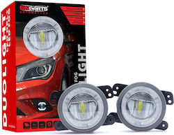 Einparts Drl Lights Dodge Jeep Wrangler Cherokee 2in1 Fog Light