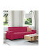 Dreisitzer Sofa Samt Rot 220x78x84cm