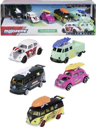 Majorette 1:64 Volkswagen Auto Geschenkset mit 5 Messern
