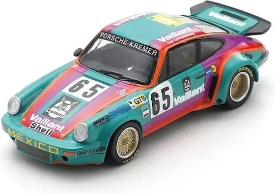 Model Mașină Porsche 911 Carrera Rsr #65 24 Orele De Le Mans 1975 Sprowis Bolanos Scara 1:64 Spark