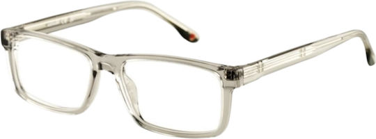 Hoffman 8426 C4 Men's Acetate Prescription Eyeglass Frames Square Transparent Frame