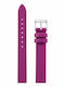 Tzevelion Leather Strap Purple 18mm