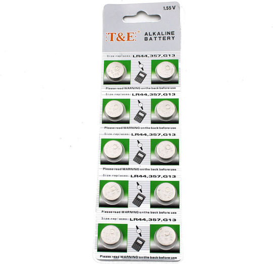 Baterii Alcaline Pentru Ceasuri LR60 1.55V 10 Bucăți