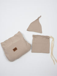 SteweHome Huggy Baby Carrier Slings Wrap Brown