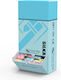 Silka Display Pencil Erasers 44x22x13.5mm 240pcs/display Silka Pastel Assorted