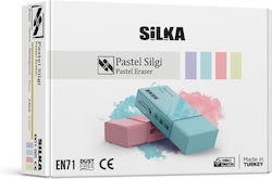 Radiere Silka Pentru Creion 44x22x13.5mm Fără Pvc Fără Reziduuri Silka Pastel Culori Asortate Radiere Silka Pentru Creion 44x22x13.5mm Fără Pvc Fără Reziduuri Silka Pastel Culori Asortate