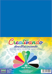 Assorted Adhesive Paper 10 Colors A4 21 X 29.7 Cm 2mm Thickness