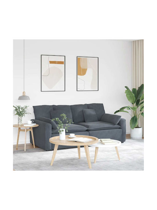 Canapea Cu Trei Locuri Gri 224x105x64cm