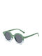Rammelaartje Round Kids Sunglasses Green
