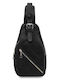 Leder Herren Tasche Schulter Crossbody Schwarz