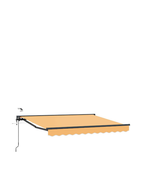 vidaXL Copertină De Verandă Bej 4x3m