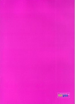 Ruled Notebook A4 64 Paper Sheets 2 Subjects Fuchsia