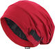 Turban Schlafmütze Baumwoll-Laken Satin Burgundisch
