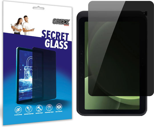 GrizzGlass Ceramică Privacy Mat Tempered Glass Samsung Galaxy Tab Active5 Pro Negru