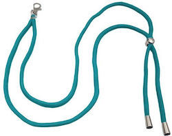 Λουράκι Λαιμού Lanyard Κινητό Μεταλλικό Γάντζο 75cm Τιρκουάζ