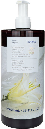 Korres Тонизиращ Shower Gel с Аромат Neroli 1000ml