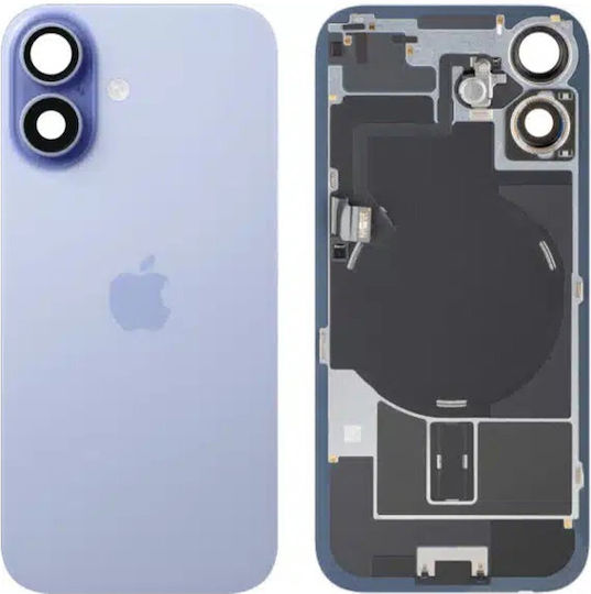 Genuine Back Glass Nfc Flex Flash & Camera Lens Iphone 17 Mist Blue