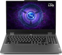 Lenovo LOQ 15IRX9 15.6" IPS FHD 144Hz (i7-13645HX/16GB/512GB SSD/GeForce RTX 4050/Без операционна система) Luna Grey (Международен английски език клавиатура)