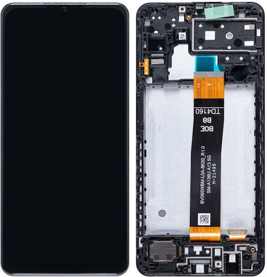 Ecran A136b Display cu Mecanism Tactil și Ramă pentru Galaxy A13 5G (Negru)