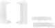 Simon Connect Reglabil Interior Cat Cabloplus 185x55mm Alb Pur Tka1855507/9
