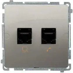 Simon Basic Ict Socket Rj45 Cat.5e + Rj11 Beige Bmf5t.02/12 Simon Basic Ict Socket Rj45 Cat.5e + Rj11 Beige Bmf5t.02/12