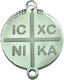 Plexiglass Konstantinato Link Silver 25x20mm 10pcs